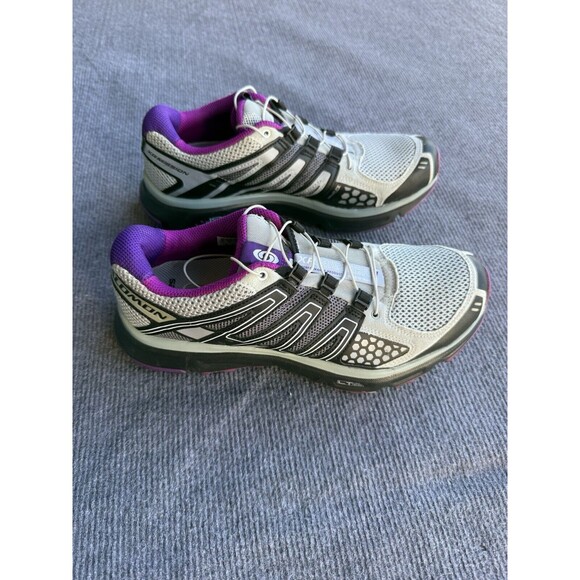 Salomon Womens XR Mission 1 327825 Gray/Purple Hiking Shoes Sneakers Size 9.5 US - Picture 5 of 11